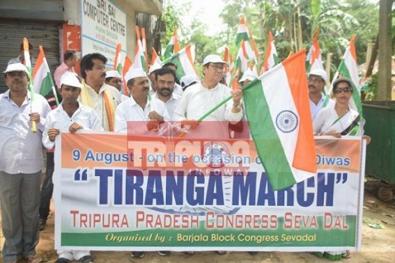Congress organizes Tiranga march to fight back 'Doranga'